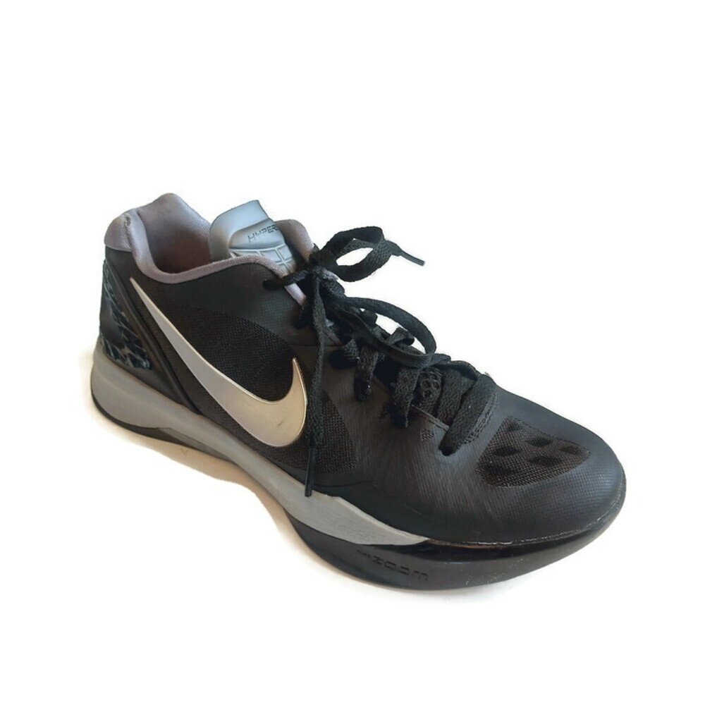 Nike Womens Size 9 Zoom Volley Hyperspike Volleyball Shoes Black Metallic Silver
